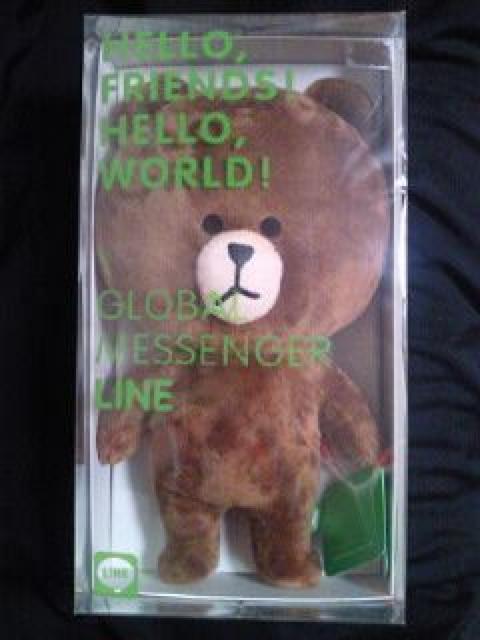 LINE ライン キャラクター ブラウン 全身 ぬいぐるみ 箱 < おもちゃ  LINE ライン キャラクター ブラウン 全身 ぬいぐるみ 箱  < おもちゃの