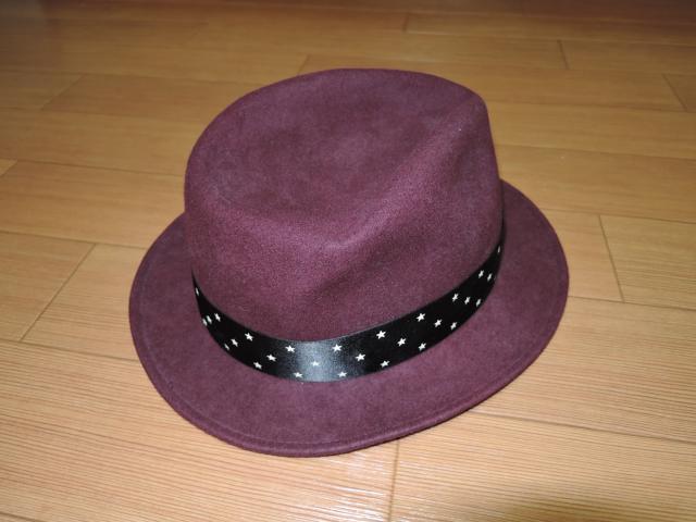 エムMウールハットMリボン星柄☆TMT THANK YOU FRIEND < ブランド  エムMウールハットMリボン星柄☆TMT THANK YOU FRIEND  < ブランドの