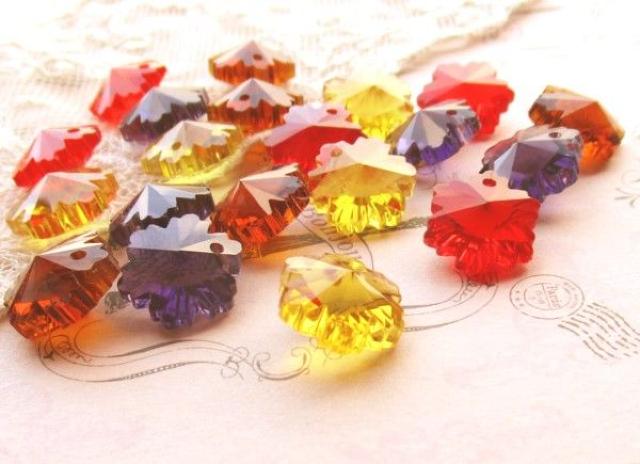 雪の結晶14o14個暖色系 < ペット/手芸/園芸  雪の結晶14o14個暖色系 < ペット/手芸/園芸の