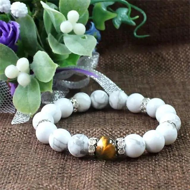 超人気★ホワイトターコイズ&タイガーアイパワーストーン < 女性アクセサリー/時計 超人気★ホワイトターコイズ&タイガーアイパワーストーン < 女性アクセサリー/時計の