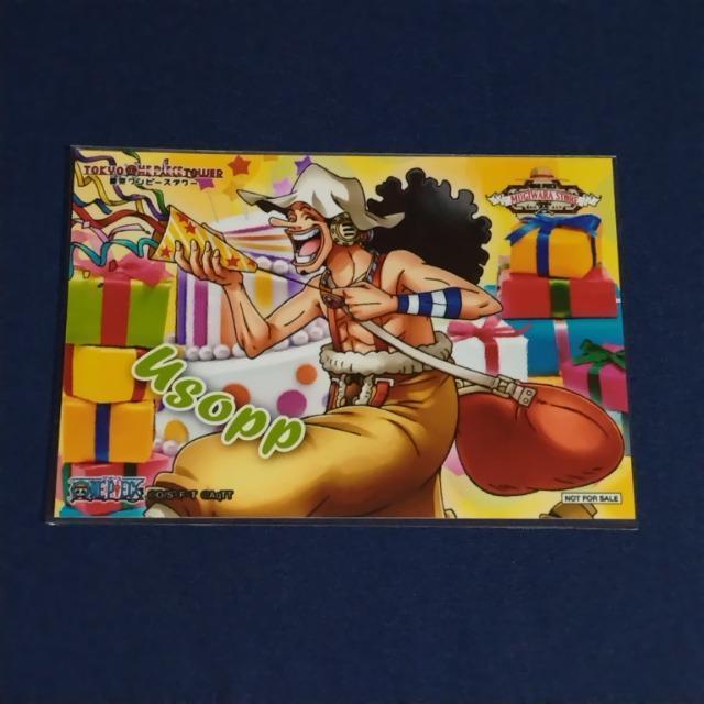 ワンピース☆東京ワンピースタワー限定ブロマイド《ウソップ》 < アニメ/コミック/キャラクター  ワンピース☆東京ワンピースタワー限定ブロマイド《ウソップ》  < アニメ/コミック/キャラクターの