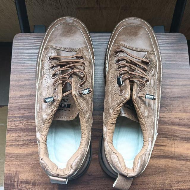 新品 25.5cm メンズ 男女兼用 ブラウン シューズ 靴 カジュアル < 男性ファッション  新品 25.5cm メンズ 男女兼用 ブラウン シューズ 靴 カジュアル < 男性ファッションの