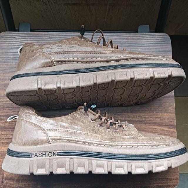 新品 25.5cm メンズ 男女兼用 ブラウン シューズ 靴 カジュアル < 男性ファッション  新品 25.5cm メンズ 男女兼用 ブラウン シューズ 靴 カジュアル < 男性ファッションの