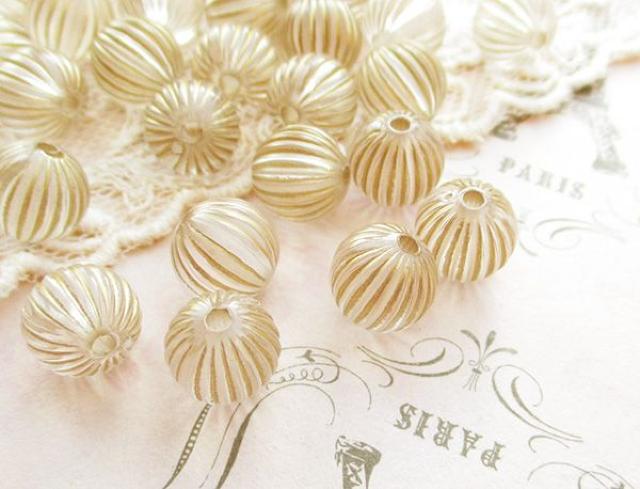 ゴールドラインビーズ30個ヴィンテージ風ラウンド < ペット/手芸/園芸 ゴールドラインビーズ30個ヴィンテージ風ラウンド < ペット/手芸/園芸の