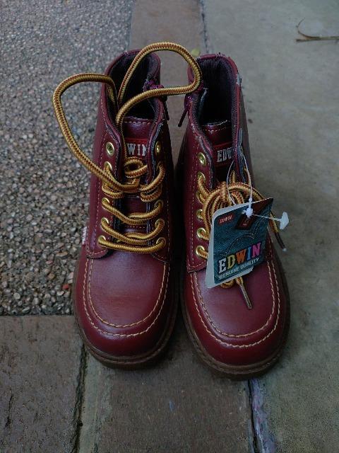 エドウィン KIDS ワークブーツ 19cm 未使用品 ユニセックス < キッズ/ベビー エドウィン KIDS ワークブーツ 19cm 未使用品 ユニセックス < キッズ/ベビーの