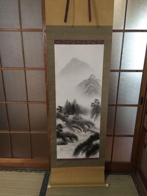 342.新品☆水墨画風景掛軸 < ホビー  342.新品☆水墨画風景掛軸  < ホビーの