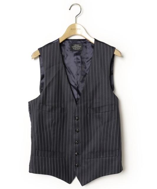 ☆ユナイテッドアローズ 3ピース セットアップ スーツ/メンズ/S☆ネイビー < ブランド ☆ユナイテッドアローズ 3ピース セットアップ スーツ/メンズ/S☆ネイビー < ブランドの