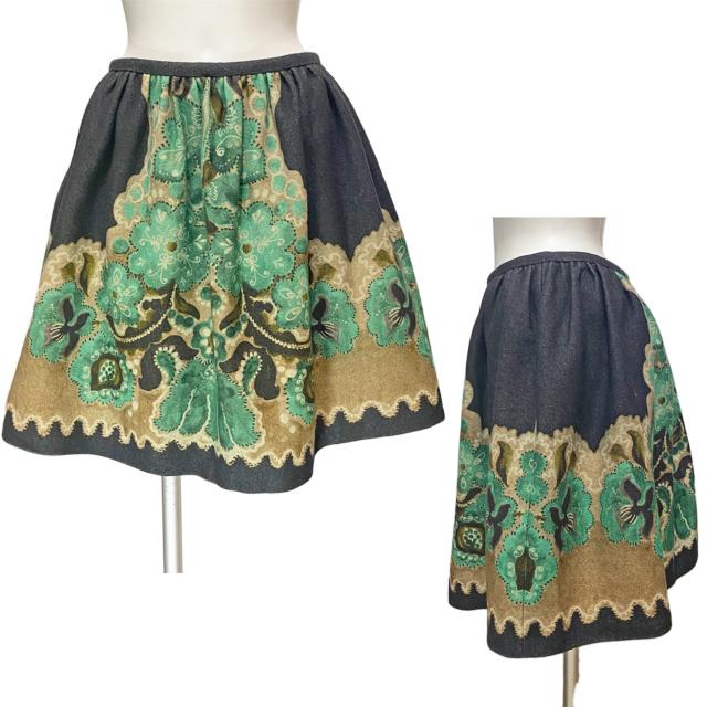 新品レッドヴァレンチノRED VALENTINO豪華フレアースカート3 < ブランド 新品レッドヴァレンチノRED VALENTINO豪華フレアースカート3 < ブランドの