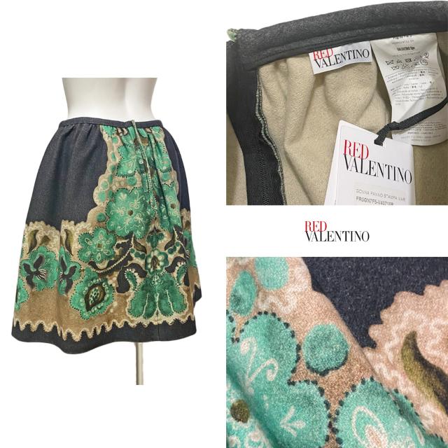 新品レッドヴァレンチノRED VALENTINO豪華フレアースカート3 < ブランド 新品レッドヴァレンチノRED VALENTINO豪華フレアースカート3 < ブランドの