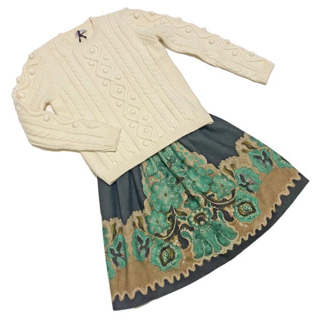 新品レッドヴァレンチノRED VALENTINO豪華フレアースカート3 < ブランド 新品レッドヴァレンチノRED VALENTINO豪華フレアースカート3 < ブランドの