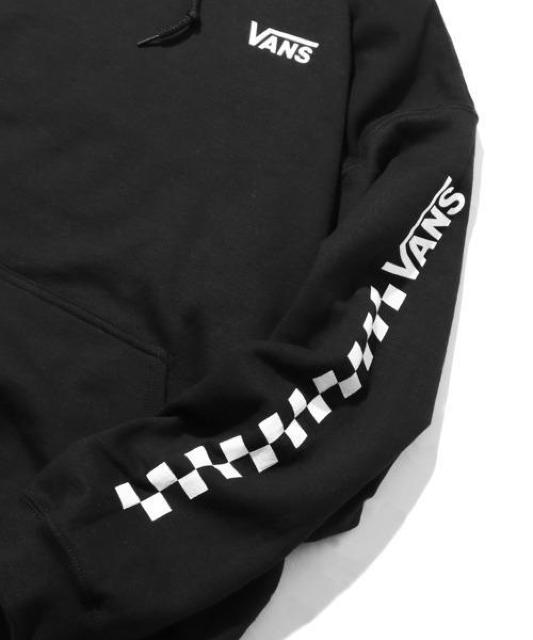 新品 VANS ヴァンズ M Back Logo H SWT バックロゴ スウェット パーカー M 黒 プルオーバー < ブランド 新品 VANS ヴァンズ M Back Logo H SWT バックロゴ スウェット パーカー M 黒 プルオーバー < ブランドの