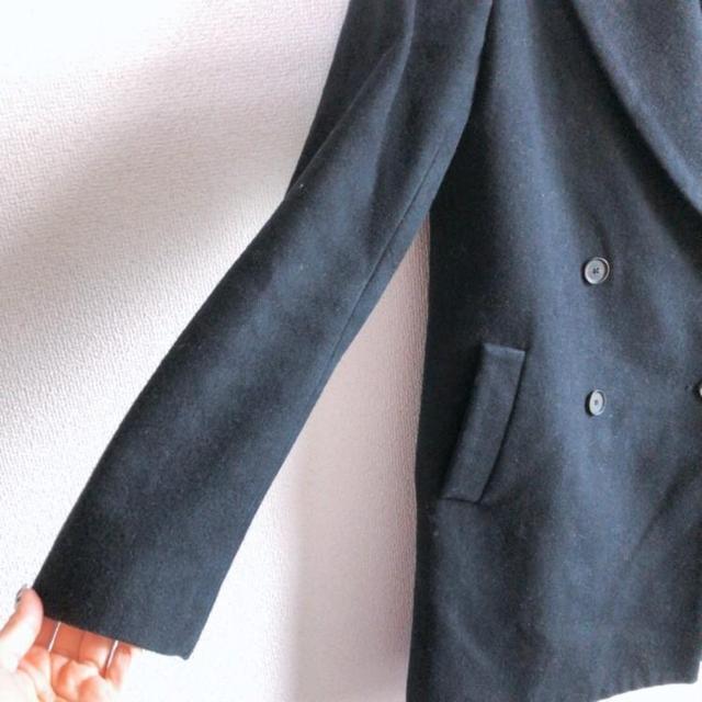◆ZARA/ザラ◆定番ロングコート★ネイビーS*しっかり生地♪海外コーデ < ブランド  ◆ZARA/ザラ◆定番ロングコート★ネイビーS*しっかり生地♪海外コーデ < ブランドの