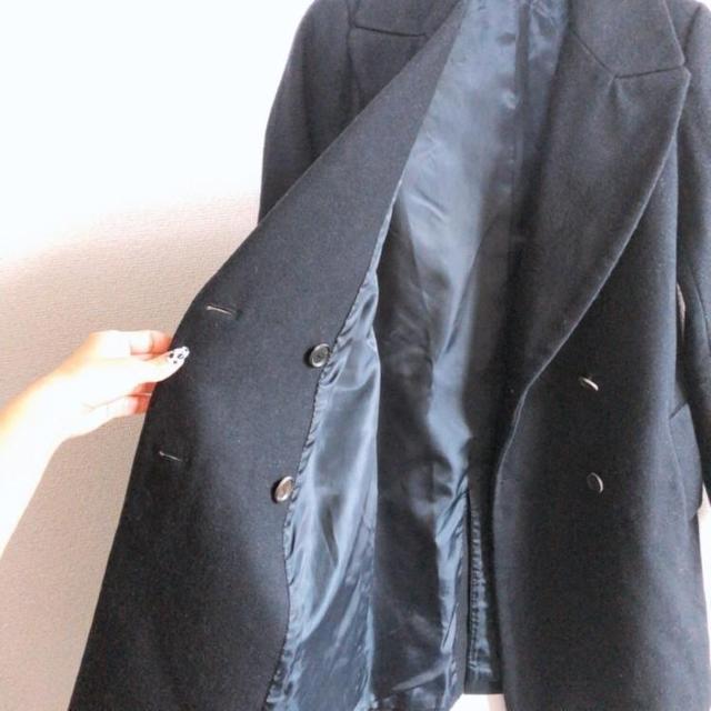 ◆ZARA/ザラ◆定番ロングコート★ネイビーS*しっかり生地♪海外コーデ < ブランド  ◆ZARA/ザラ◆定番ロングコート★ネイビーS*しっかり生地♪海外コーデ < ブランドの