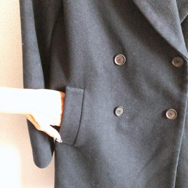 ◆ZARA/ザラ◆定番ロングコート★ネイビーS*しっかり生地♪海外コーデ < ブランド  ◆ZARA/ザラ◆定番ロングコート★ネイビーS*しっかり生地♪海外コーデ < ブランドの