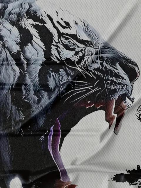 超お買い得990円★Daku Tigerのデジタルプリント  メンズ半袖TシャツUSAサイズM(日本サイズXL相当) < 男性ファッション  超お買い得990円★Daku Tigerのデジタルプリント  メンズ半袖TシャツUSAサイズM(日本サイズXL相当) < 男性ファッションの