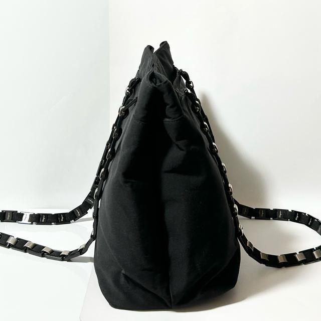 美品 Salvatore Ferragamo フェラガモ ヴァラチェーン ショルダーバッグ AU-21 8803 ナイロン < ブランド 美品 Salvatore Ferragamo フェラガモ ヴァラチェーン ショルダーバッグ AU-21 8803 ナイロン < ブランドの