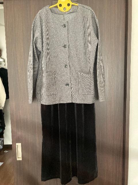 Green parks購入2WAYベロアジャンスカ/season reason by Lin&Redノーカラージャケット < ブランド Green parks購入2WAYベロアジャンスカ/season reason by Lin&Redノーカラージャケット < ブランドの