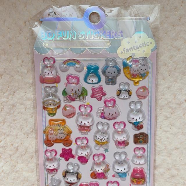 新品 3D ラメ入り 立体 シール ステッカー デコ コラージュ シール帳 うさぎ N2m < インテリア/ライフ 新品 3D ラメ入り 立体 シール ステッカー デコ コラージュ シール帳 うさぎ N2m < インテリア/ライフの