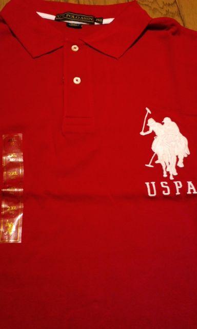 US.POLOビッグポニーデザインカノコ半袖ポロ 赤XXXL 3XL4XL位 < 男性ファッション  US.POLOビッグポニーデザインカノコ半袖ポロ 赤XXXL 3XL4XL位 < 男性ファッションの