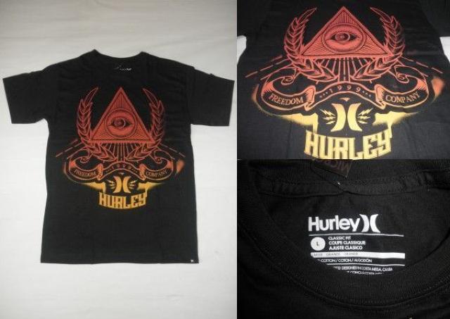 USA購入 ハーレー【Hurley】Classic Fit LOGOプリントT US L BLK < ブランド  USA購入 ハーレー【Hurley】Classic Fit LOGOプリントT US L BLK < ブランドの