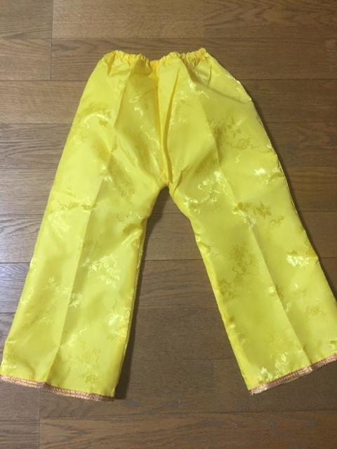 1079.未使用☆子供チャイナ☆黄色/イエロー☆コスプレ < キッズ/ベビー  1079.未使用☆子供チャイナ☆黄色/イエロー☆コスプレ < キッズ/ベビーの