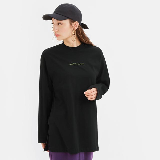 GUグラフィックロングスリーブT(長袖)A サイズXS ブラック 黒 < ブランド  GUグラフィックロングスリーブT(長袖)A サイズXS ブラック 黒 < ブランドの