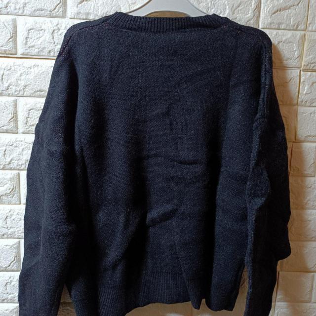 新品★骨格プリントドロップショルダー ジャガードセーター /M < 女性ファッション  新品★骨格プリントドロップショルダー ジャガードセーター /M < 女性ファッションの