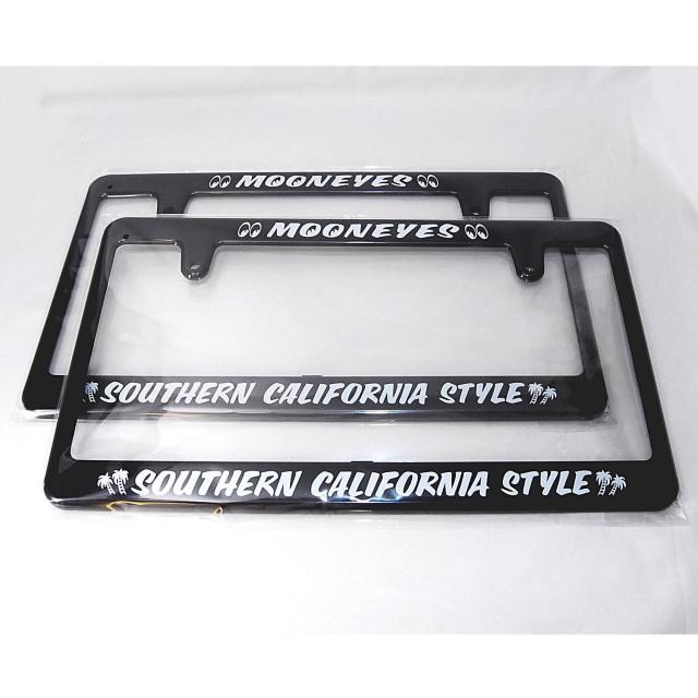 匿名配送 New Std. サザン カリフォルニア スタイル ライセンスフレーム 2枚セット ナンバーフレーム ムーンアイズ < 自動車/バイク 匿名配送 New Std. サザン カリフォルニア スタイル ライセンスフレーム 2枚セット ナンバーフレーム ムーンアイズ < 自動車/バイク
