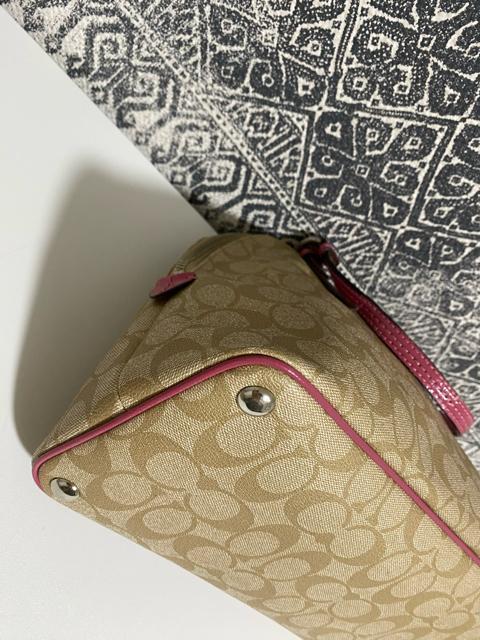 【美品】COACH コーチ F24606シグネチャー サッチェル トートバッグ < ブランド  【美品】COACH コーチ F24606シグネチャー サッチェル トートバッグ < ブランドの