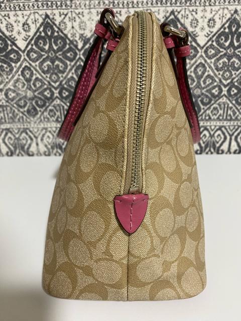 【美品】COACH コーチ F24606シグネチャー サッチェル トートバッグ < ブランド  【美品】COACH コーチ F24606シグネチャー サッチェル トートバッグ < ブランドの