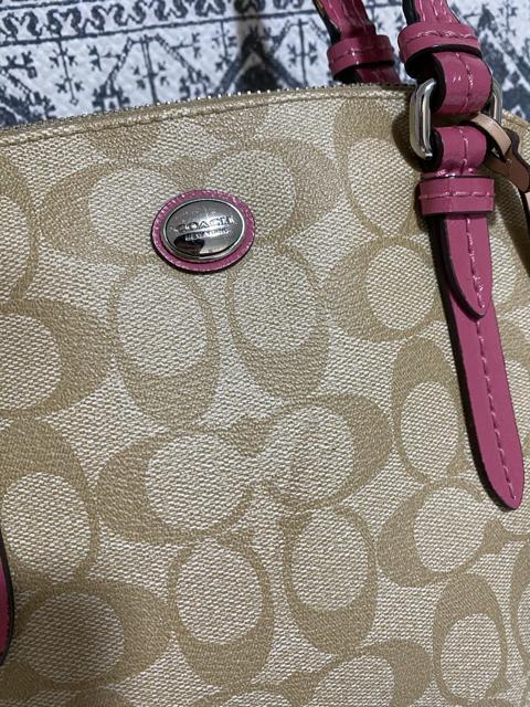 【美品】COACH コーチ F24606シグネチャー サッチェル トートバッグ < ブランド  【美品】COACH コーチ F24606シグネチャー サッチェル トートバッグ < ブランドの