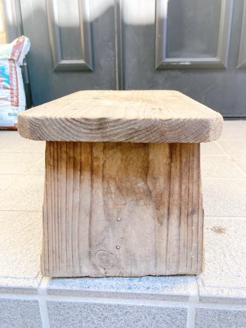 木製 アンティーク 椅子 インテリア 踏み台 昭和レトロ 花台 < インテリア/ライフ 木製 アンティーク 椅子 インテリア 踏み台 昭和レトロ 花台 < インテリア/ライフの