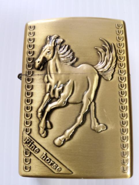 Zippo �^�I�C�����C�^�[#Fine horse�S�[���h���g�p�@�i���O�b�Y  �� �j���t�@�b�V������ 