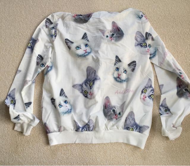 ACDCRAG・キャットフェイス転写パーカープルオーバー < ブランド ACDCRAG・キャットフェイス転写パーカープルオーバー < ブランドの