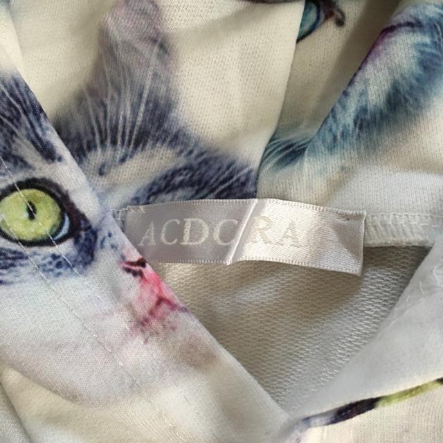 ACDCRAG・キャットフェイス転写パーカープルオーバー < ブランド ACDCRAG・キャットフェイス転写パーカープルオーバー < ブランドの