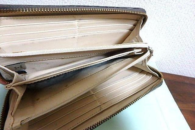 ◆kate spade new york ケイトスペード P091 長財布 ラウンドファスナー レザー 中古品 < 女性ファッション  ◆kate spade new york ケイトスペード P091 長財布 ラウンドファスナー レザー 中古品 < 女性ファッションの