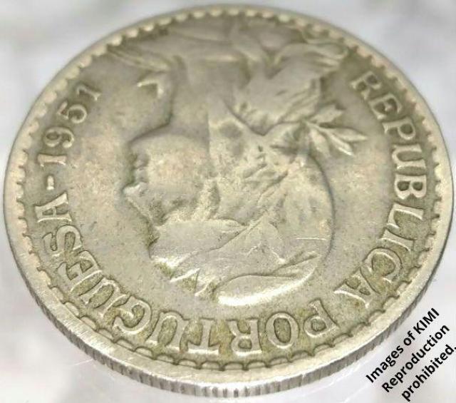 1エスクード硬貨 1951年 ポルトガル シールド 貨幣 コイン ポルトガルの紋章 古銭 リバティヘッド < ホビー  1エスクード硬貨 1951年 ポルトガル シールド 貨幣 コイン ポルトガルの紋章 古銭 リバティヘッド < ホビーの