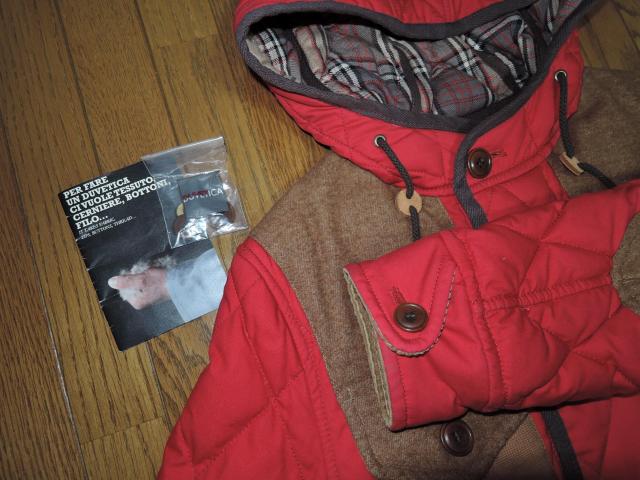 JUNYA WATANABE MAN × DUVETICA キルティング ダウン コート XS 赤 ジュンヤワタナベ デュベティカ < ブランド  JUNYA WATANABE MAN × DUVETICA キルティング ダウン コート XS 赤 ジュンヤワタナベ デュベティカ < ブランドの