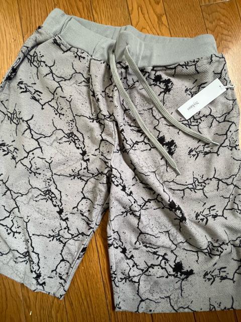 Mサイズ!高貴紳士的!クラック柄!カットソー総柄!両サイドand後ポケット付き!ハーフパンツ!新品! < 男性ファッション  Mサイズ!高貴紳士的!クラック柄!カットソー総柄!両サイドand後ポケット付き!ハーフパンツ!新品! < 男性ファッションの