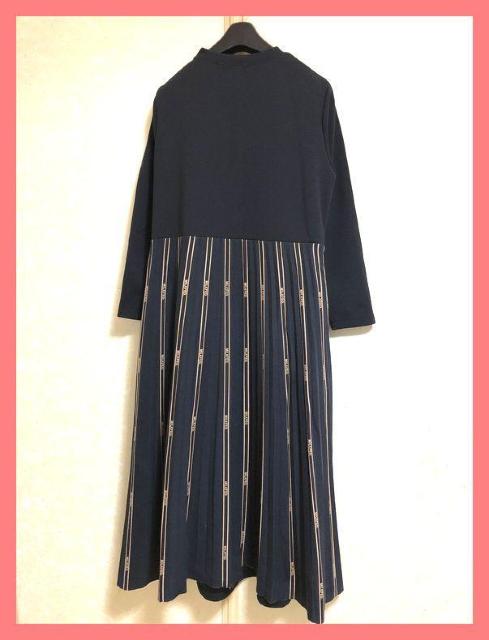 ミルクフェド☆美品スタイルアップ♪完売プリーツロゴドッキングマキシワンピ黒 < ブランド ミルクフェド☆美品スタイルアップ♪完売プリーツロゴドッキングマキシワンピ黒 < ブランドの