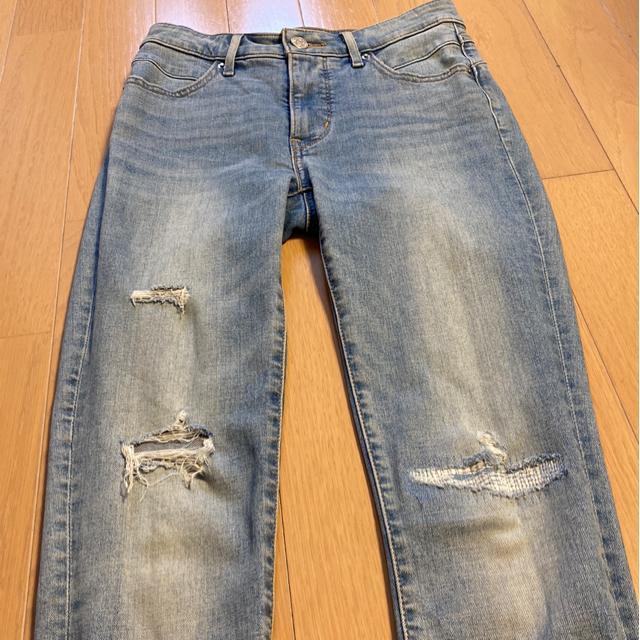 リーバイス/レディーススキニーダメージデニムジーンズ/ズボン.パンツ/サイズ23(ウエスト58cm) < ブランド  リーバイス/レディーススキニーダメージデニムジーンズ/ズボン.パンツ/サイズ23(ウエスト58cm) < ブランドの