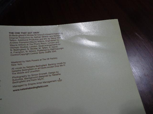 CD  Natasha BedingfielduUnwrittenv  CDABlu-rayADVD 2ő180~  CD/DVD/rfI 