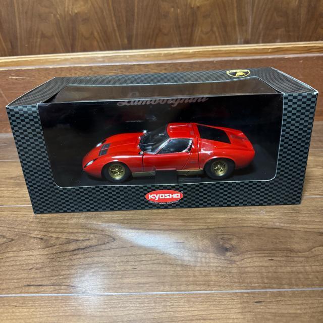 絶版未展示品 京商 1/18 ランボルギーニ ミウラ P400SV レッド < ホビー  絶版未展示品 京商 1/18 ランボルギーニ ミウラ P400SV レッド < ホビーの