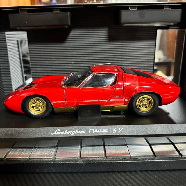 絶版未展示品 京商 1/18 ランボルギーニ ミウラ P400SV レッド < ホビー  絶版未展示品 京商 1/18 ランボルギーニ ミウラ P400SV レッド < ホビーの