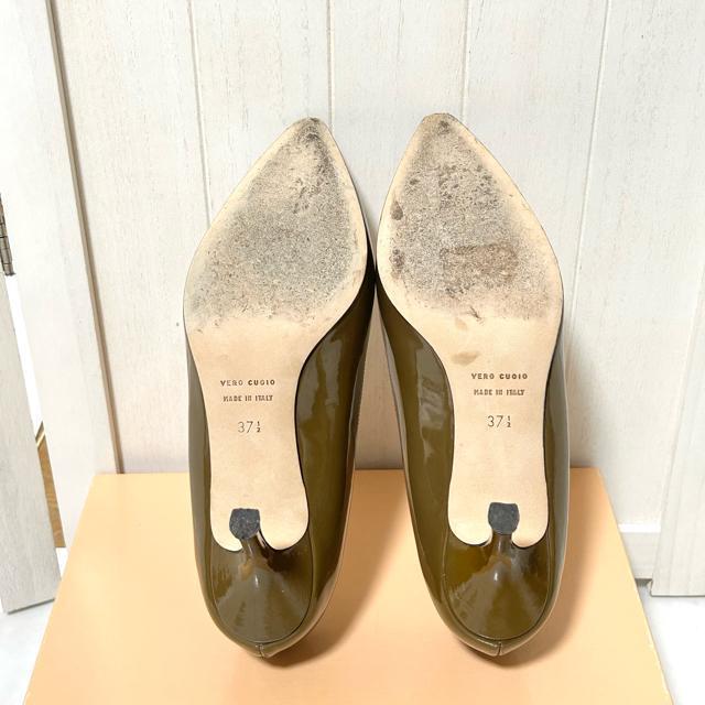 FABIO RUSCONI × SHIPS エナメル パンプス 37.5 < ブランド  FABIO RUSCONI × SHIPS エナメル パンプス 37.5 < ブランドの