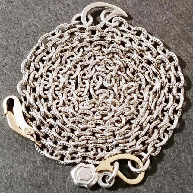 LION HEART 18K スターリングシルバー チェーンネックレス < 男性アクセサリー/時計 LION HEART 18K スターリングシルバー チェーンネックレス < 男性アクセサリー/時計の