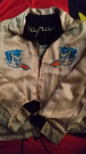 スカジャン ピンクドラゴン クリームソーダ ブラックキャッツ マジック ロカビリー パンク < 男性ファッション スカジャン ピンクドラゴン クリームソーダ ブラックキャッツ マジック ロカビリー パンク < 男性ファッションの