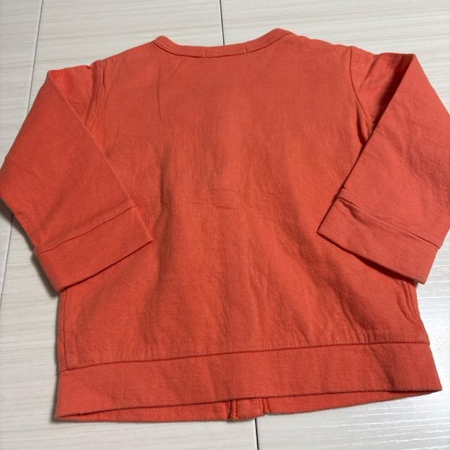 90サイズ 長袖カーディガン 薄手アウター 綿100% < キッズ/ベビー 90サイズ 長袖カーディガン 薄手アウター 綿100% < キッズ/ベビーの