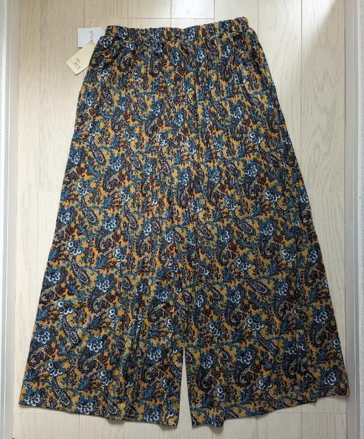 L★CHARM BERRY TIC★ペイズリー柄プリーツパンツ★新品 < 女性ファッション  L★CHARM BERRY TIC★ペイズリー柄プリーツパンツ★新品  < 女性ファッションの