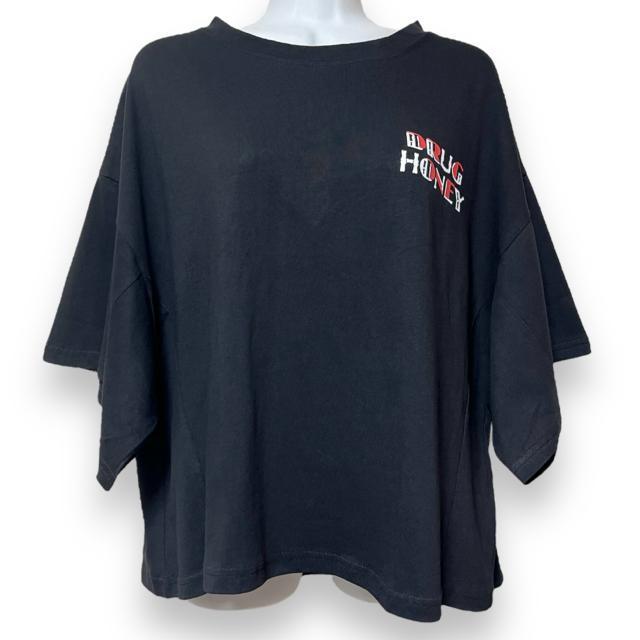 【新品/Drug honey】ロゴプリント入BIGスリーブT/レッド < ブランド  【新品/Drug honey】ロゴプリント入BIGスリーブT/レッド < ブランドの